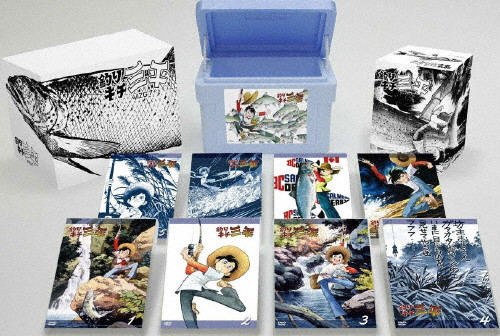 クーラーBOX入り アニメ 釣りキチ三平 完全保存版 DVD-BOX 上巻 | 3000