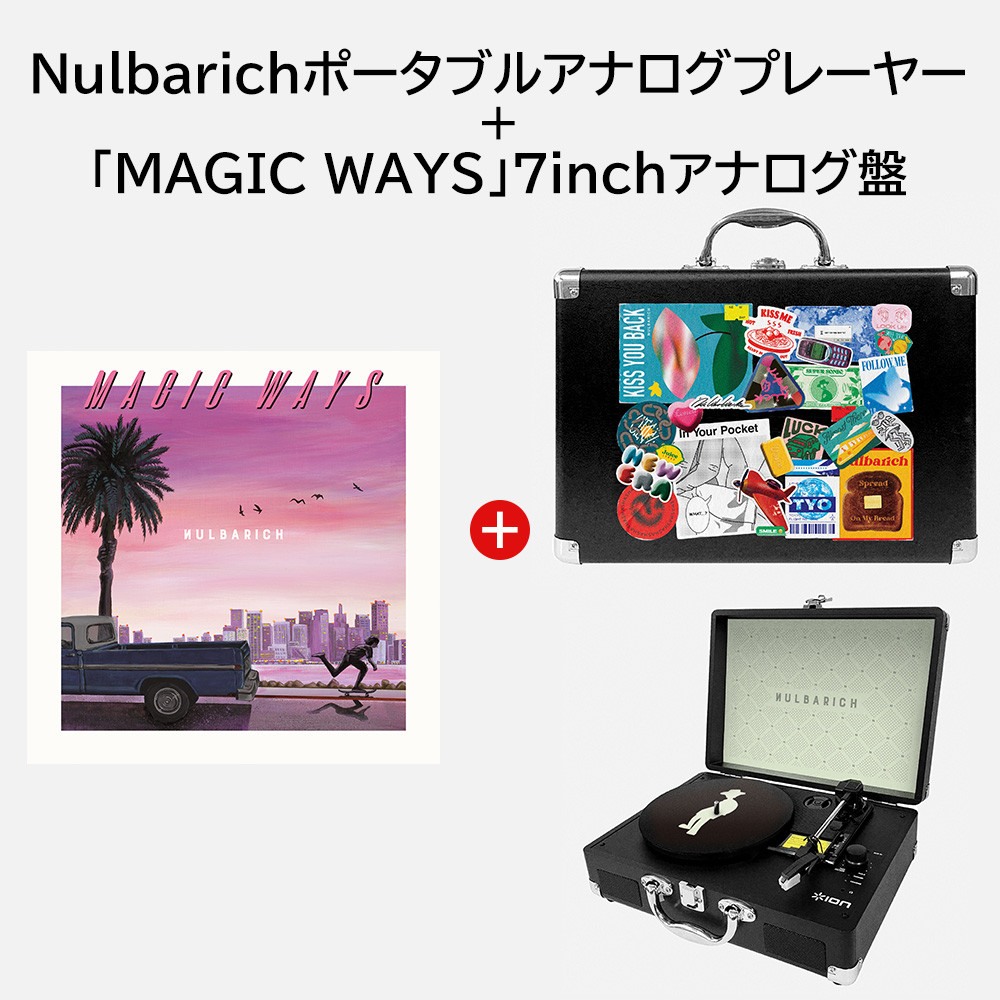 Nulbarichポータブルアナログプレーヤー＋「MAGIC WAYS」7inchアナログ 