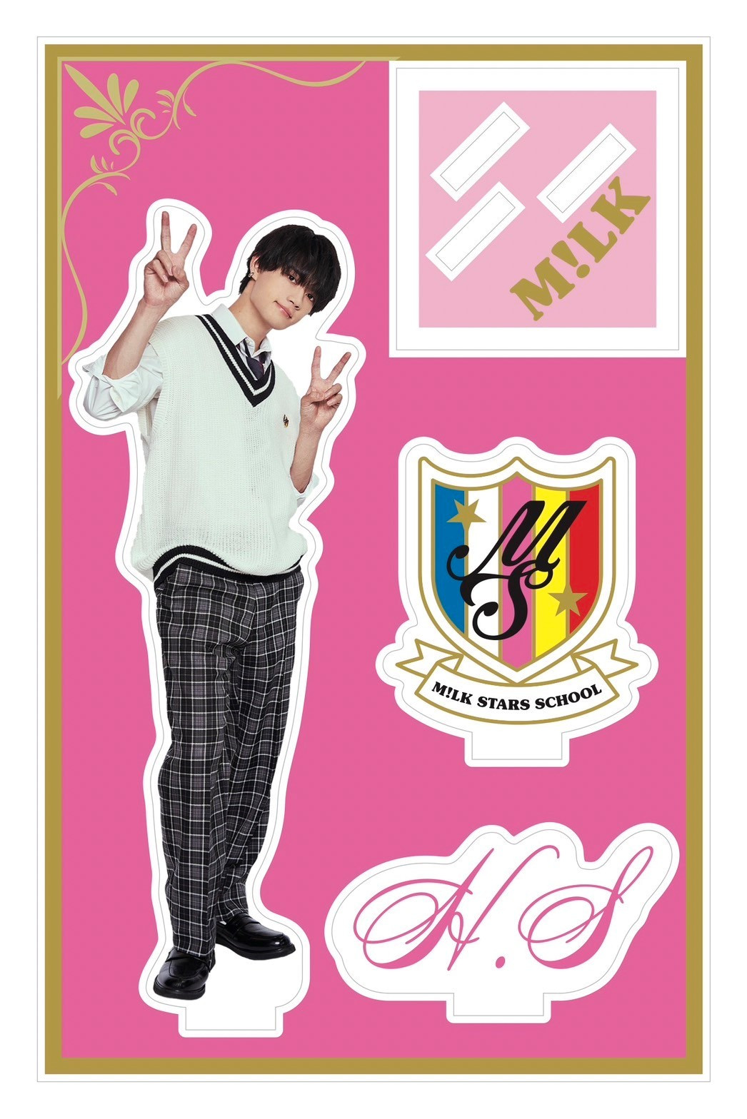 M!LK学園 アクリルスタンド(佐野勇斗) | M!LK | VICTOR ONLINE STORE 