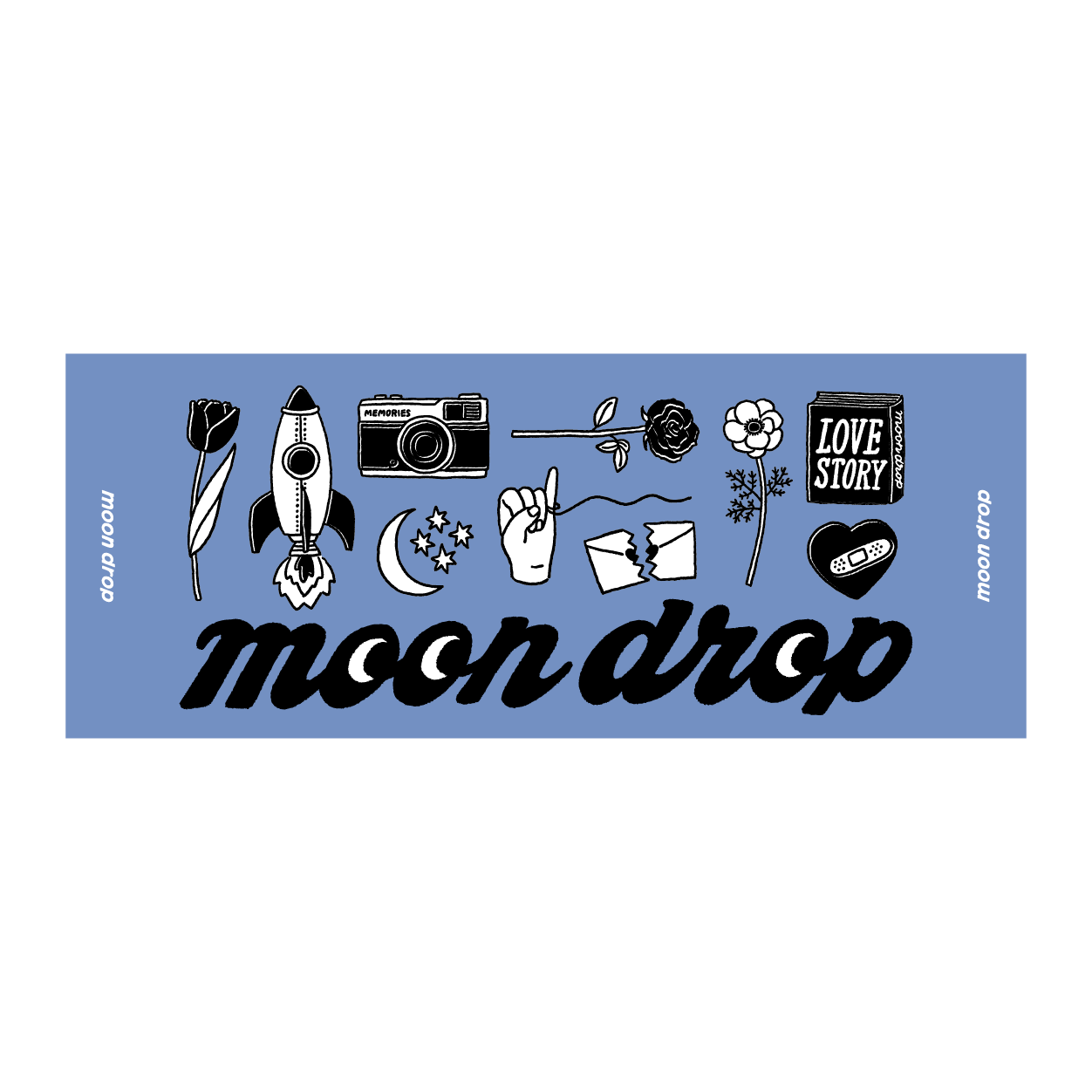 Go to the moonタオル ブルー | VICTOR ONLINE STORE